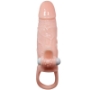 Imagen de Baile For Him - Baile - Brave Man Funda Pene Anal y Clitoris Vibrador 16.5 cm Natural 