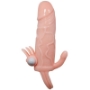 Imagen de Baile For Him - Baile - Brave Man Funda Pene Anal y Clitoris Vibrador 16.5 cm Natural 