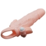 Imagen de Baile For Him - Baile - Brave Man Funda Pene Anal y Clitoris Vibrador 16.5 cm Natural 