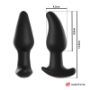 Imagen de Anbiguo - Watchme Control Remoto Plug Anal Vibrador Con Rotación de Perlas Amadeus 