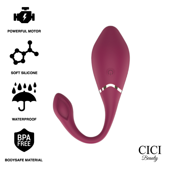 Imagen de Cici Beauty - Huevo Vibrador de Silicona Premium Con Control Remoto 