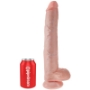 Imagen de King Cock - Pene Con Testículos 35.6 cm Color Natural 