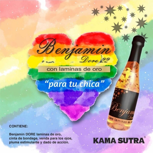 Imagen de Diablo Picante - Benjamín Dore Con Laminas de Oro 22 Kilates Para tu Chica Gay 