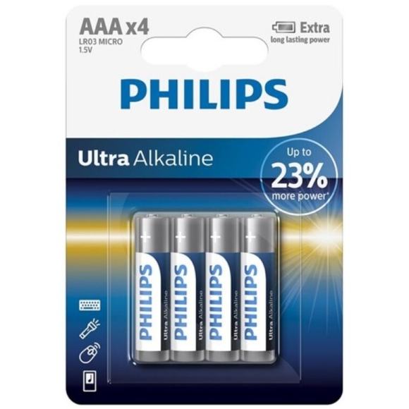 Imagen de Phillips - Philips - Ultra Alkaline Pila Aaa Lr03 Blister*4 