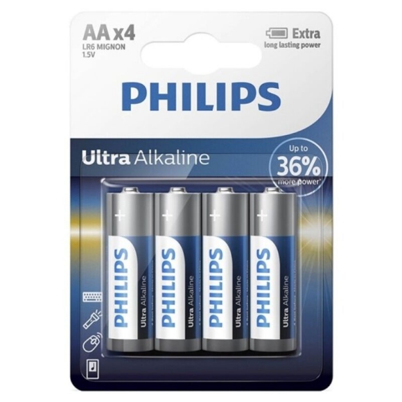 Imagen de Philips - Philips - Ultra Alkaline Pila aa Lr6 Blister*4 