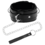 Imagen de Darkness Bondage - Darkness - Collar Confortable de Postura Con Cadena Leather 