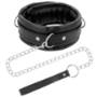 Imagen de Darkness Bondage - Darkness - Collar Con Cadena Soft Leather 