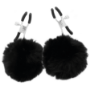 Imagen de Pinzas Para Pezones Con Pompones Darkness Sensations - Darkness 1 