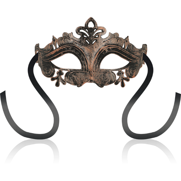 Imagen de Ohmama Masks - Máscara Antifaz Estilo Veneciano Cobre 