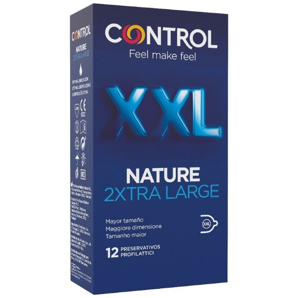 Imagen de Control Condoms - Control - Nature 2xtra Large Preservativos Xxl - 12 Unds 