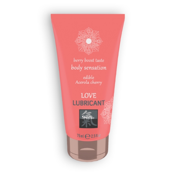 Imagen de Lubricante Besable Love Berry Bost Con Sabor de Acerola y Cereza Shiatsu 75ml 