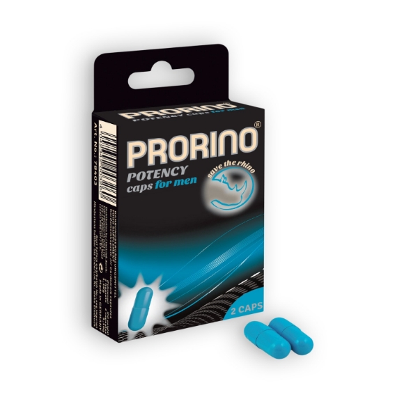 Imagen de Prorino - Cápsulas Estimulantes Prorino Potency Caps Para Hombres 2 Cápsulas 