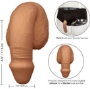 Imagen de California Exotics - Calexotics - Packing Penis Pene de Silicona 12.75cm Caramelo 