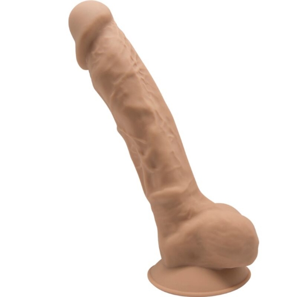 Imagen de Silexd - Modelo 1 Pene Realistico Silicona Premium Silexpan Caramelo 23 cm 