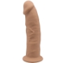 Imagen de Silexd - Modelo 2 Pene Realistico Silicona Premium Silexpan Caramelo 19 cm 