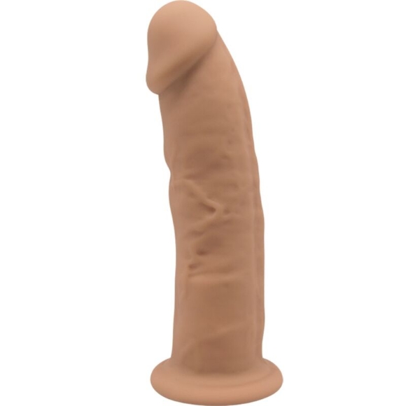 Imagen de Silexd - Modelo 2 Pene Realistico Silicona Premium Silexpan Caramelo 15 cm 