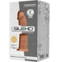 Imagen de Silexd - Modelo 2 Pene Realistico Silicona Premium Silexpan Caramelo 15 cm 