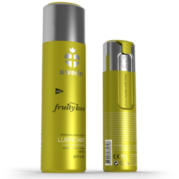 Imagen de Lubricante de Pera Golden y Vainilla 50 ml - Fruity Love 