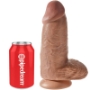 Imagen de King Cock - Pene Realistico Chubby 23 cm Caramelo 