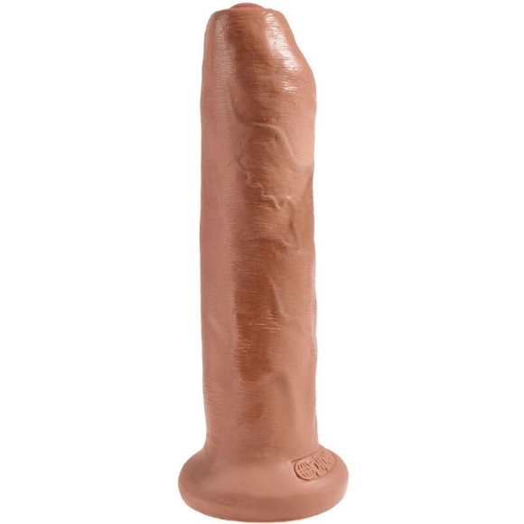 Imagen de King Cock - Pene Realistico Con Prepucio 17.8 cm Caramelo 