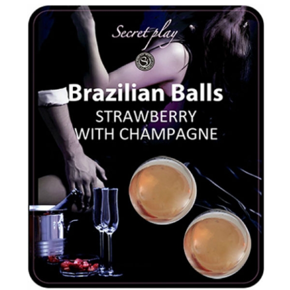 Imagen de Secret Play - Set 2 Brazilian Balls Fresas Con Cava 