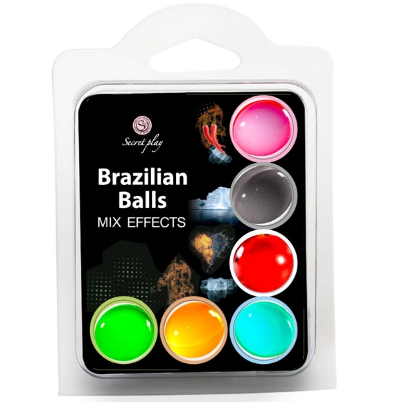 Imagen de Secret Play - Secret Play Set 6 Brazilian Balls Mix Efectos 