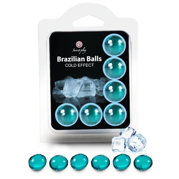 Imagen de Secret Play - Secretplay - Set 6 Brazilian Balls Efecto Frio 