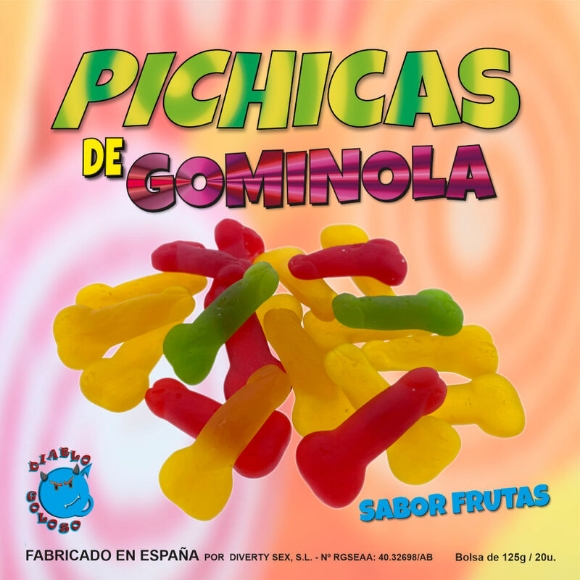 Imagen de Diablo Goloso - Pichitas de Gominola Frutas 