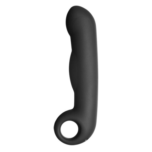 Imagen de Electrastim - Ovid Silicone Negro Dildo 