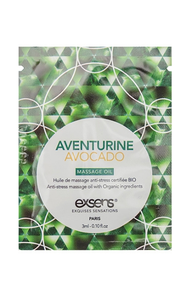 Imagen de Aceite de Masaje de Aguacate Aventurina Exsens 3 ml 