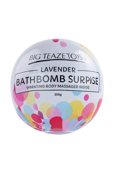 Imagen de Big Teaze Toys - Baño Bomba Sorpresa Con Bala Vibradora Lavanda 