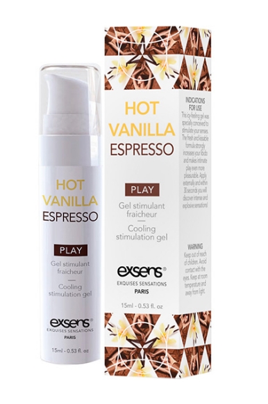 Imagen de Exsens - Gel Estimulante de Enfriamiento Hot Vanilla Espresso 15 Ml. 