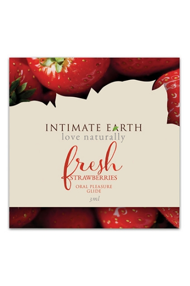 Imagen de Intimate Earth - Fresh Strawberry 3ml Sachet 