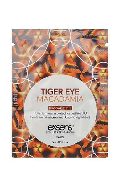 Imagen de Aceite de Masaje de Macadamia Tiger Eye Exsens 3 Ml. 