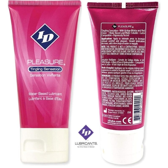 Imagen de id Pleasure - id Pleasure - Lubricante Base Agua Tinging Sensation Travel Tube 60 ml 