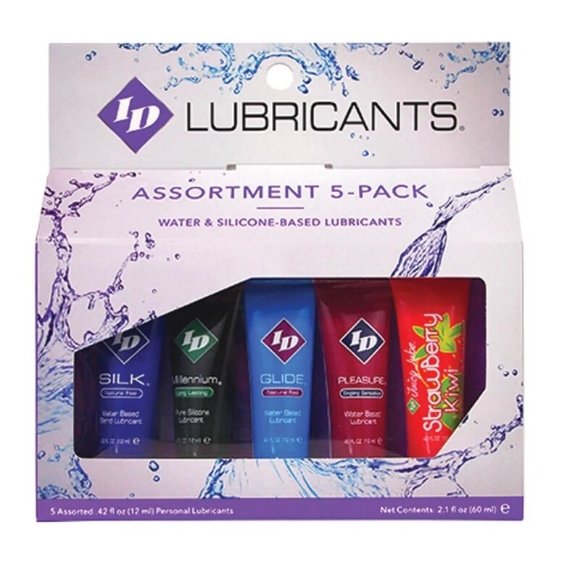 Imagen de id Juicy Lube - Surtido 5x Lubricante Tube Pack 12 ml 