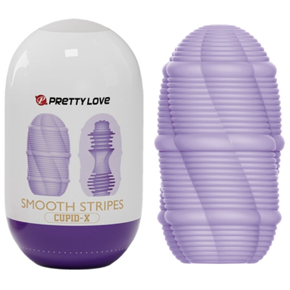 Imagen de Pretty Love Male - Pretty Love - Huevo Masturbador Smooth Stripes Cupid 